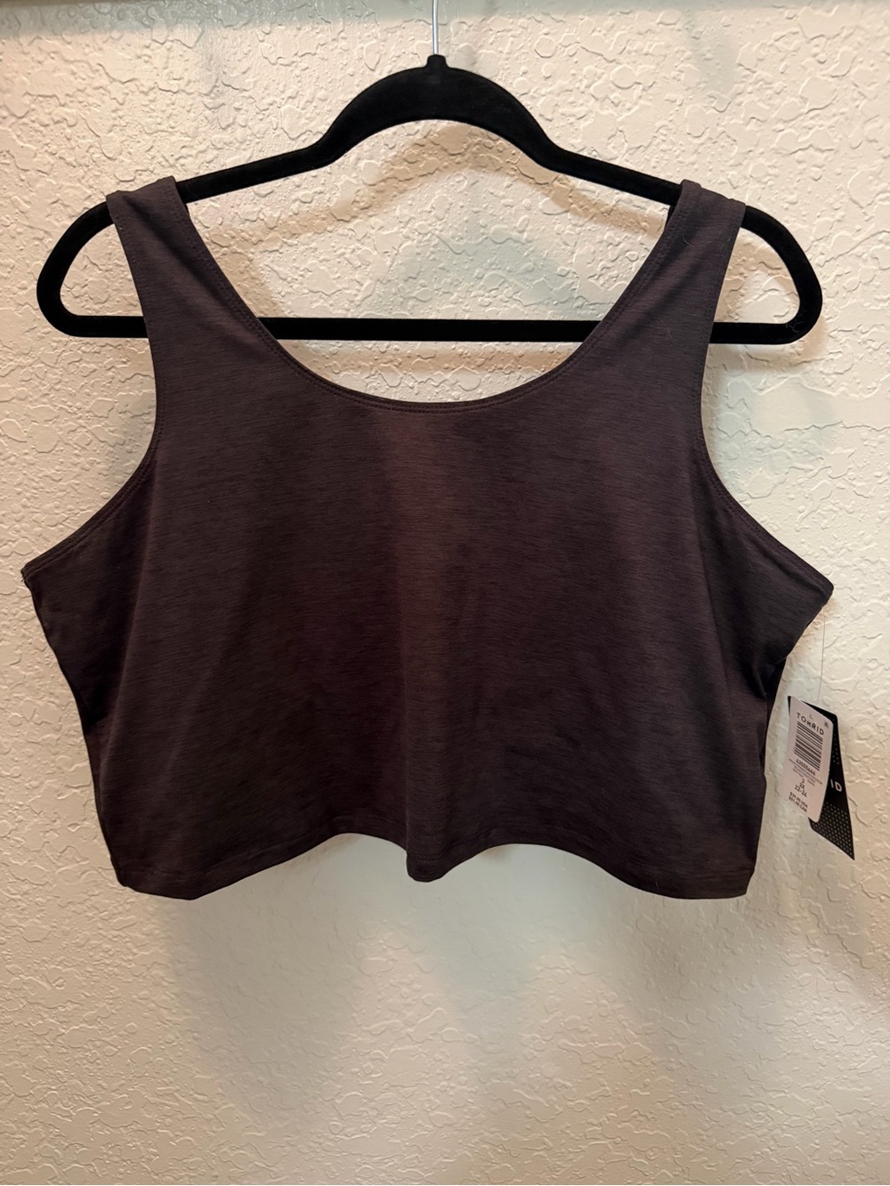 Torrid Super Soft Performance Jersey Crop Active Bra Size 3